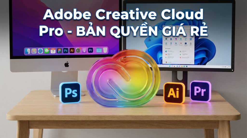 Adobe Creative Cloud Giá Rẻ bản quyền tại Hoàng Tú Technology
