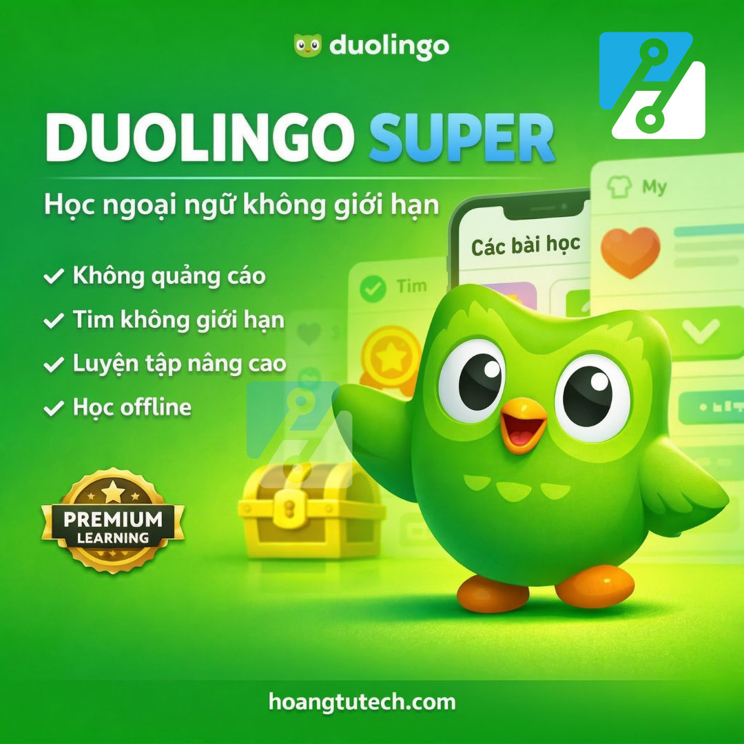 Duolingo Super – Học ngoại ngữ không quảng cáo với đầy đủ tính năng