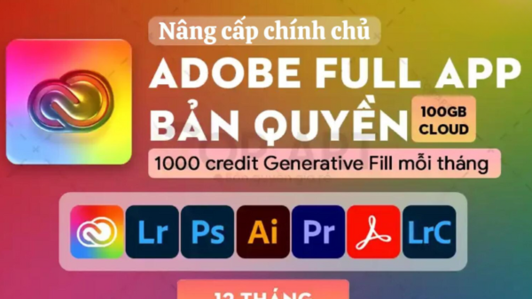 Adobe Full App 100GB Cloud | Pay Cá Nhân Chính Chủ