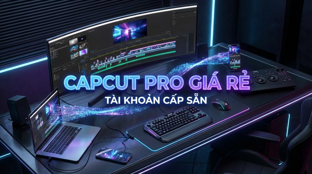 CapCut Pro Giá Rẻ bản quyền tại Hoàng Tú Technology