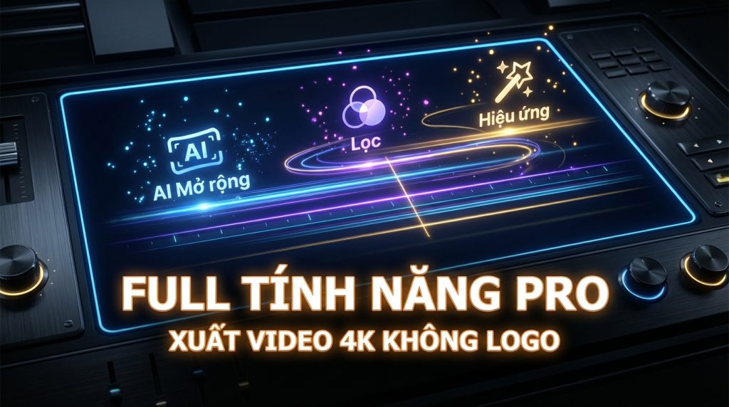 Tính năng xuất video 4K sắc nét và không dính logo của CapCut Pro