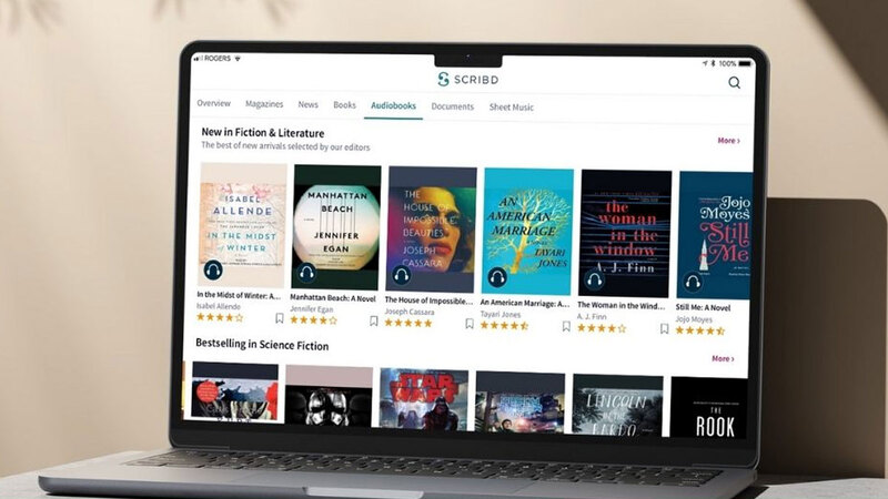 Giao diện Scribd Premium đọc sách điện tử