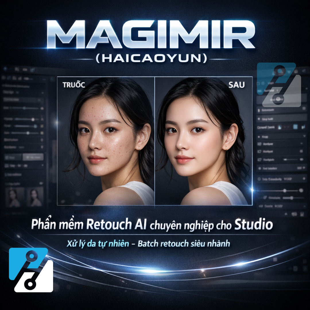 Magimir (Haicaoyun) – Phần Mềm Retouch AI Chuyên Nghiệp Cho Studio
